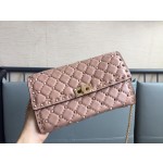 Valentino Studded Lambskin Shoulder Bag Clutch