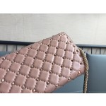 Valentino Studded Lambskin Shoulder Bag Clutch