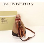 Burberry diagonal bucket bag 9730#