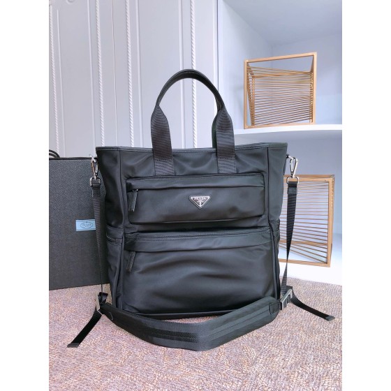 Prada 1BG040 woven fabric handle