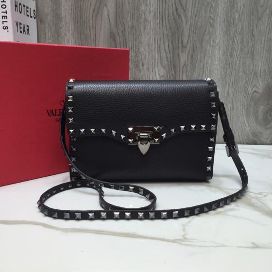 Valentino Calfskin Crossbody Bag