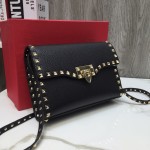 Valentino Calfskin Crossbody Bag