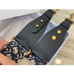 Dior personalized shoulder strap Imported custom solid brass hardware