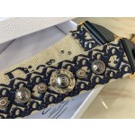 Dior personalized shoulder strap Imported custom solid brass hardware
