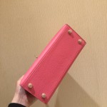 Kelly25cm epsom gold buckle lipstick powder and elephant gray