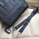 Burberry-men's bag double zipper briefcase-18060