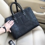 Burberry-men's bag double zipper briefcase-18060