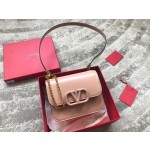 Valentino 19 new big V buckle retro shoulder bag model 0074S