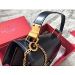Valentino 19 new big V buckle retro shoulder bag model 0074L