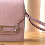 Roulis cherry blossom pink 19cm silver buckle evercolor leather