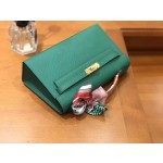 Minikelly Epsom Palm Leather Velvet Green