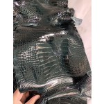 Hermès makes exclusive leather glossy American alligator:6O cypress green