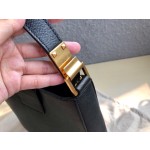 Valentino VSLING Textured Calfskin Shoulder Bag Leather Shoulder Model: 0802L