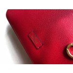 Valentino VSLING Textured Calfskin Shoulder Bag Leather Shoulder Model: 0802L