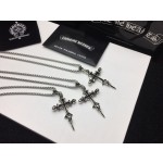 Croix Heart Skeleton Cross Necklace