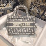 Mini Book tote letter gray