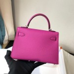 Mini second generation 9i magnolia powder original epsom leather silver buckle