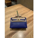 Minikelly Epsom Palm Leather Electric Blue