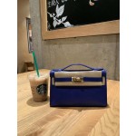 Minikelly Epsom Palm Leather Electric Blue