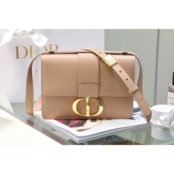 Montaigne smooth cow leather flap bag