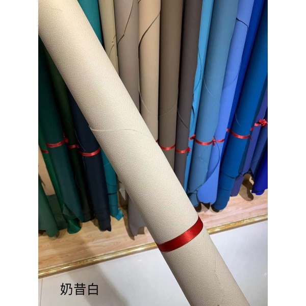 Hermes makes exclusive leather Togo calfskin: White