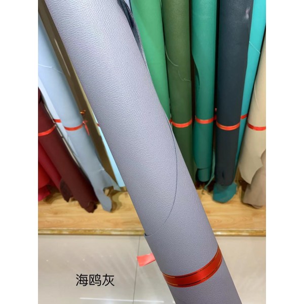 Hermes makes exclusive leather Togo calfskin: gray line