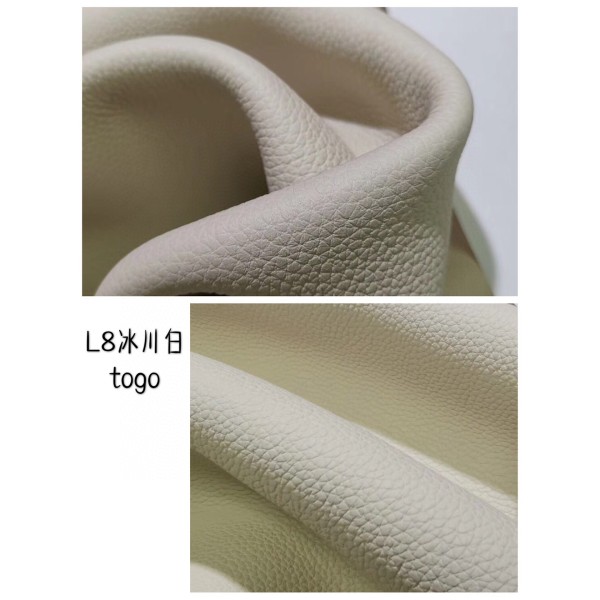 Hermes makes exclusive leather Togo calfskin: white