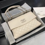 CHANEL Deer Pattern Cowhide Casual Bag 8095