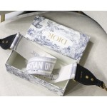 Dior letters gray shoulder strap