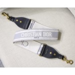 Dior letters gray shoulder strap