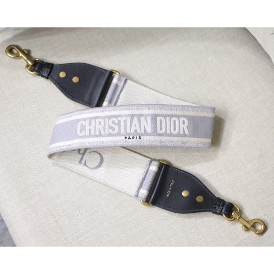 Dior letters gray shoulder strap