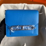 Roulis 19cm gold and silver buckle spot Evercolor leather