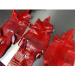 Hermès makes exclusive leather glossy American alligator: Ferrari red