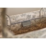 DIOR TOTE Grey Tiger