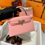 Mini 2nd generation 2nd generation 1Q milkshake powder original epsom leather gold buckle