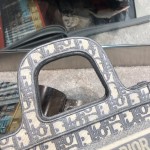 Mini Book tote letter gray