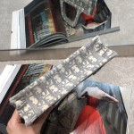 Mini Book tote letter gray