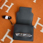 Roulis 19cm black gold and silver buckle in stock Evercolor leather