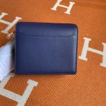 Roulis 19cm dark blue gold and silver buckle spot Evercolor leather