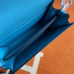 Roulis 19cm northern blue gold and silver buckle spot Evercolor leather