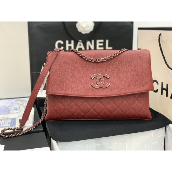 CHANEL Deer Pattern Cowhide Casual Bag 8095