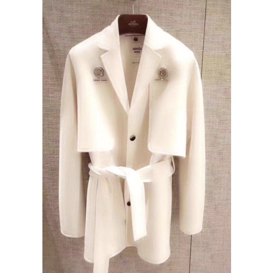 Hermes cashmere coat Q78 (consult customer service to confirm the size before placing an order for a customized version)