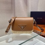 Prada straw bag 1BD243