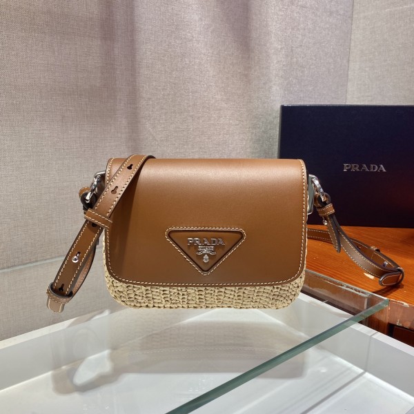 Prada straw bag 1BD243