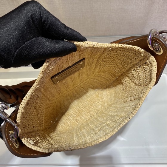 Prada straw bag 1BC126