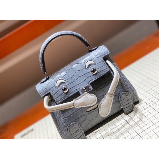 kelly doll  American crocodile top craftsmanship wax thread hand sewing