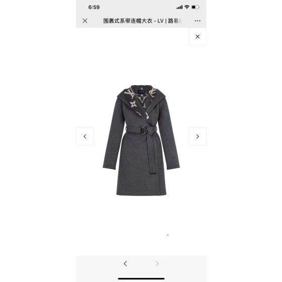 Louis Vuitton Cashmere Coat Q71 (Please consult customer service to confirm the size before placing a custom order)