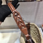 Prada Bucket Straw Bag 1BC128