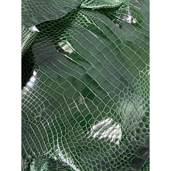 Hermès makes exclusive leather glossy American alligator: Emerald～KL19
