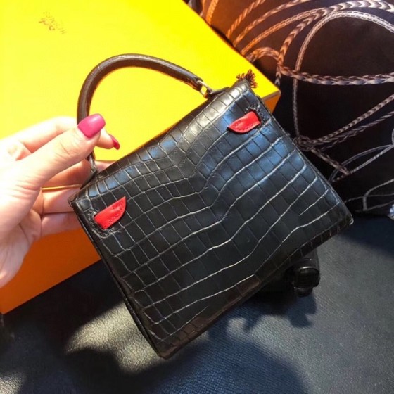 kelly doll  American crocodile top craftsmanship wax thread hand sewing